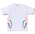 A BATHING APE GRADATION SIDE SHARK TEE