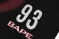 A BATHING APE HEAVY WASH HAND DRAW FOOTBALL LOGO RELAXED FIT SWEAT SHORTS