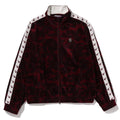 A BATHING APE SOLID CAMO VELOUR METAL ONE POINT RELAXED FIT TRACK JACKET