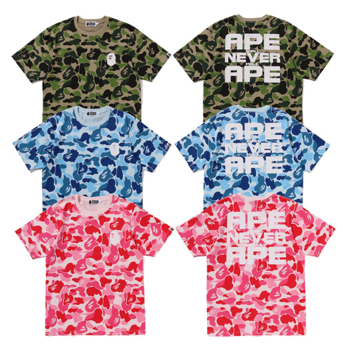 A BATHING APE ABC CAMO ASNKA TEE