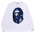 A BATHING APE COLOR CAMO BIG APE HEAD L/S TEE