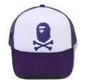 A BATHING APE APE CROSSBONE MESH CAP