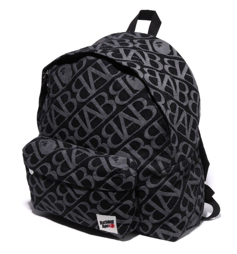 A BATHING APE SPORT MONOGRAM DAYPACK