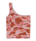 A BATHING APE Ladies' 1ST CAMO ONE SHOULDER TOP