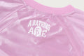 A BATHING APE Ladies' SOLID CAMO LACE FOOTBALL OVERSIZE L/S TEE