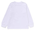 A BATHING APE BAPE KIDS ART CAMO SHARK L/S TEE