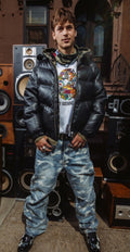 A BATHING APE STICKER BY BATHING APE RELAXED FIT LS TEE