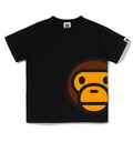 A BATHING APE BAPE KIDS SIDE BIG MILO TEE