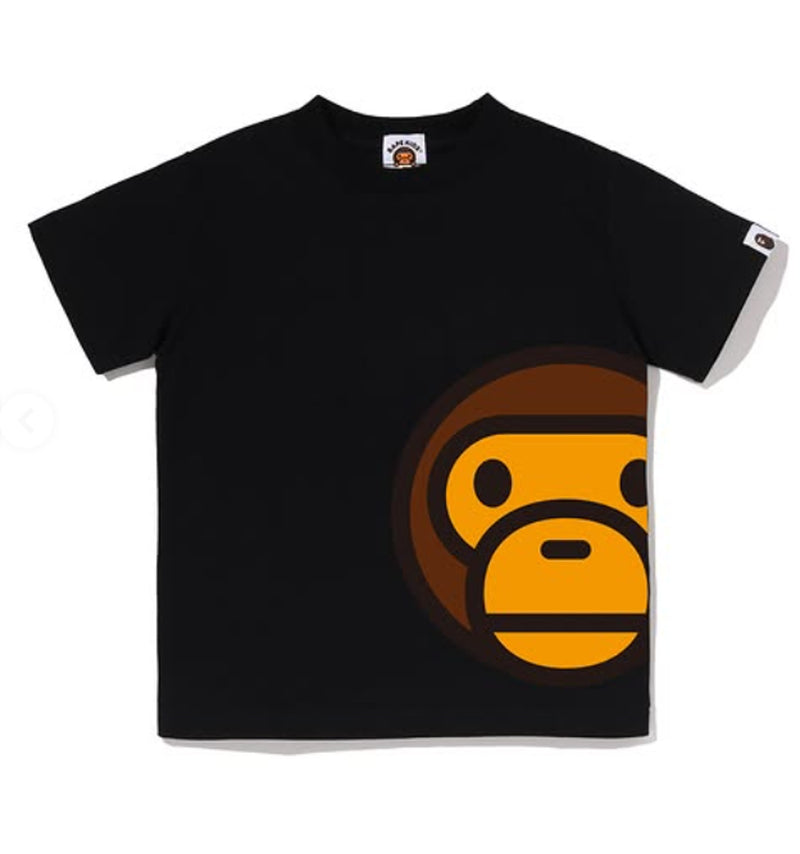 A BATHING APE BAPE KIDS SIDE BIG MILO TEE