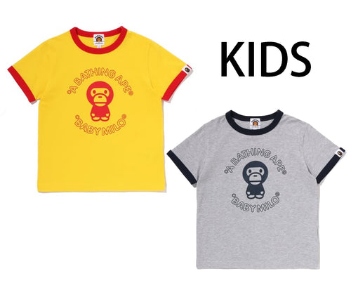 A BATHING APE BAPE KIDS BABY MILO TRIM TEE