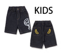 A BATHING APE BAPE KIDS BABY MILO 10 OZ DENIM SHORTS