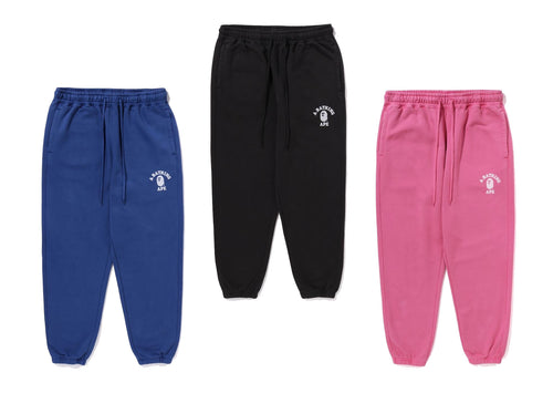 A BATHING APE COLLEGE ONE POINT OVERDYE PANTS