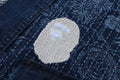 A BATHING APE JAPANESE INDIGO ART CAMO JUNGLE FATIQUE KIMONO
