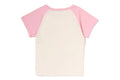 A BATHING APE Ladies' COLLEGE RAGLAN CROPPED TEE