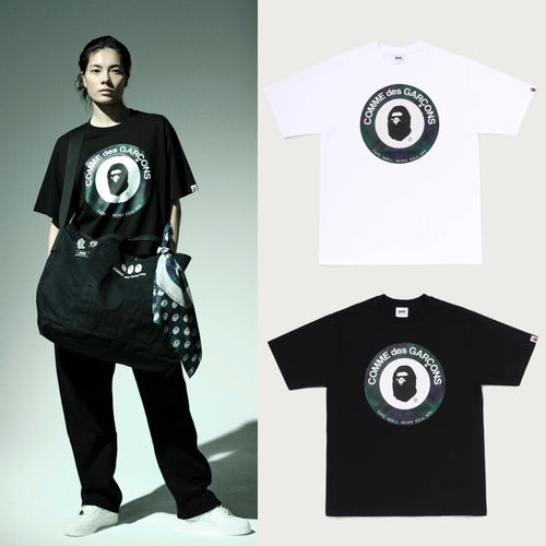 A BATHING APE BAPE x COMME des GARCONS CDG OSAKA Limited BAPE TARGET TEE