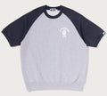 A BATHING APE COLLEGE RELAXED FIT SWEAT TEE