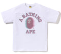 A BATHING APE GLITCH ART COLLEGE TEE