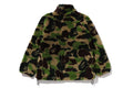 A BATHING APE ABC CAMO METAL ONE POINT BOA JACKET