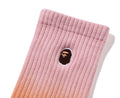 A BATHING APE Ladies' ONE POINT GRADATION SOCKS