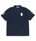 A BATHING APE LARGE APE HEAD RELAXED FIT POLO