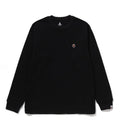 A BATHING APE APE HEAD ONE POINT THERMAL L/S TEE