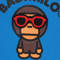 A BATHING APE BAPE KIDS BABY MILO SUNGLASS PATCH TEE