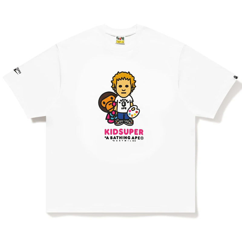 A BATHING APE BAPE x KIDSUPER MILO TEE