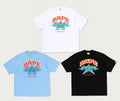 A BATHING APE BAPE TWIN STA SPORT COLLEGE RELACED FIT TEE