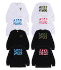 A BATHING APE ABC CAMO COLLEGE ATS L/S TEE