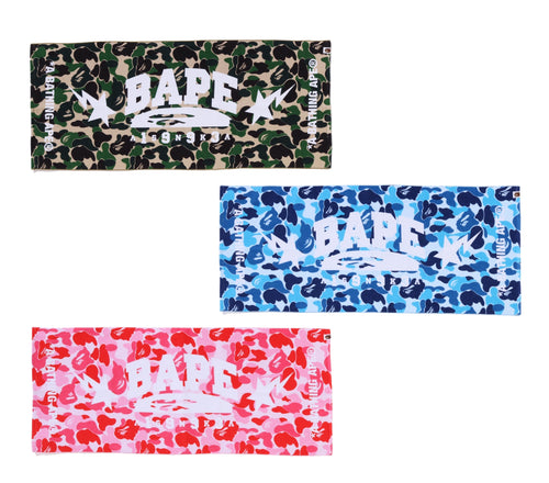 A BATHING APE ABC CAMO SPORTS TOWEL