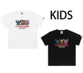 A BATHING APE BAPE KIDS BAPE x DISNEY STITCH AND ANGEL BABY MILO TEE