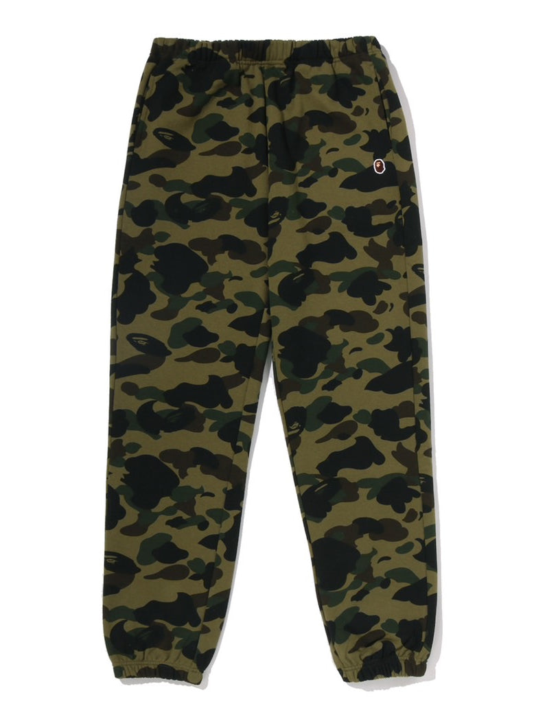 A BATHING APE Ladies' 1ST CAMO APE HEAD ONE POINT SWEAT PANTS