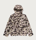 A BATHING APE COLOR CAMO REFLECTIVE RIPSTOP SHORT SNOWBOARD JACKET