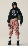 A BATHING APE Ladies' 1ST CAMO APE HEAD ONE POINT SWEAT PANTS