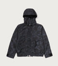 A BATHING APE COLOR CAMO REFLECTIVE RIPSTOP SHORT SNOWBOARD JACKET