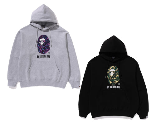 A BATHING APE MARBLING CAMO BY BATHING APE RELAXED FIT PULLOVER HOODIE