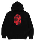 A BATHING APE FLORAL SOLID CAMO APE HEAD RELAXED FIT PULLOVER HOODIE