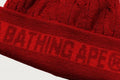 A BATHING APE BAPE CABLE KNIT CAP