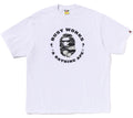 A BATHING APE PALM TREE CAMO BUSY WORKS STA RELAXED FIT TEE