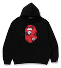 A BATHING APE FLORAL SOLID CAMO APE HEAD RELAXED FIT PULLOVER HOODIE