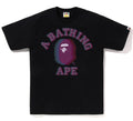 A BATHING APE GLITCH ART COLLEGE TEE