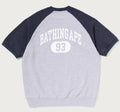 A BATHING APE COLLEGE RELAXED FIT SWEAT TEE