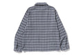 A BATHING APE BAPE CHECK ZIP SHIRT - happyjagabee store