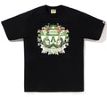 A BATHING APE BAPE CHECK UNIVERSITY EMBLEM TEE