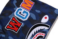 A BATHING APE COLOR CAMO SHARK RELAXED FIT HOODIE TRACK JACKET