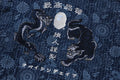 A BATHING APE JAPANESE INDIGO ART CAMO JUNGLE FATIQUE KIMONO