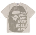 A BATHING APE BAPE BIG APE HEAD TEE