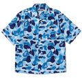 A BATHING APE Ladies' ABC CAMO OPEN COLLAR SHIRT