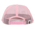 A BATHING APE Ladies' CRYSTAL STONE APE HEAD MESH CAP