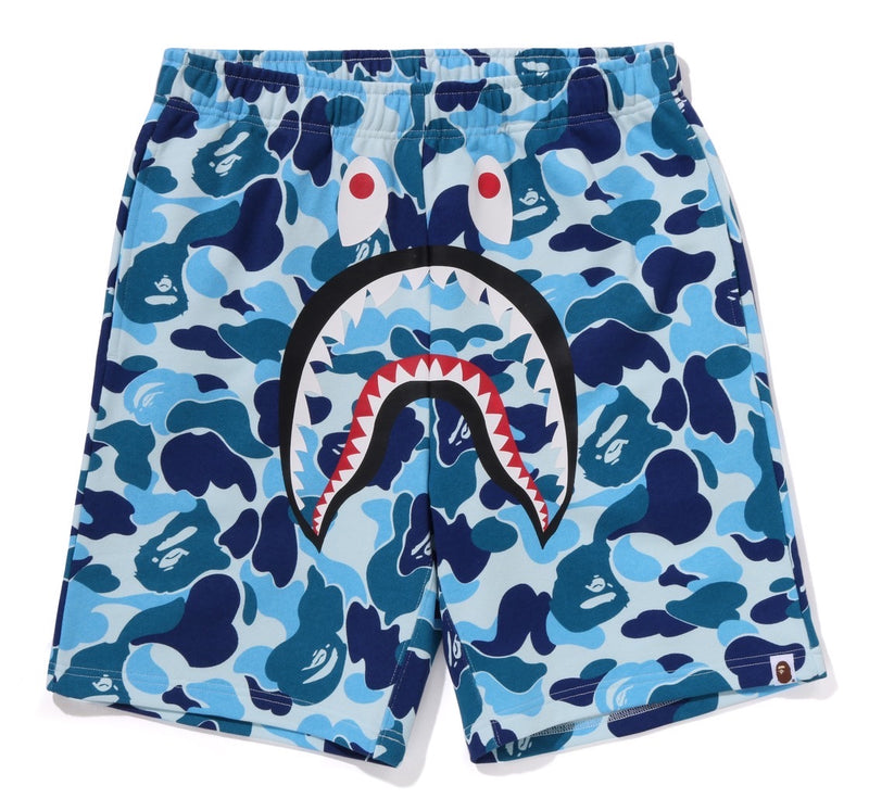 A BATHING APE ABC CAMO SHARK SWEAT SHORTS